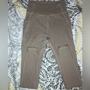 Alphalete Alphalux Legging Tan Size Medium
